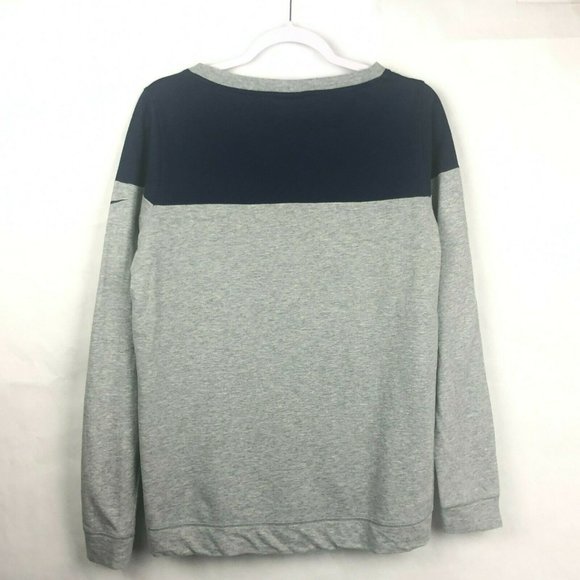 Denver Broncos Womens Sweatshirt Medium Nike Long Sleeve Lightweight Gray Blue - Picture 8 of 11